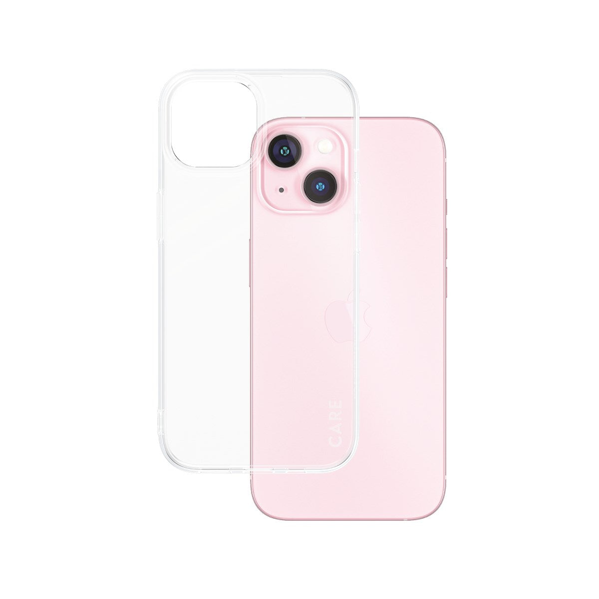 CARE by PanzerGlass® Fashionable Case Transparent X-Ray Soft Basic iPhone 15
